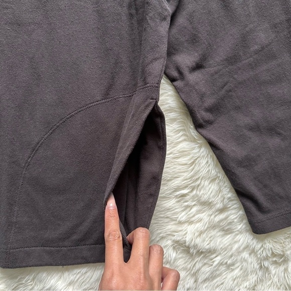 Madewell Cardigan Organic Cotton Crop Sweater Button Front Deep Coal Gray XXL - Picture 9 of 14